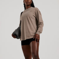 Comfort Oversized Long Sleeve T-Shirt Washed | Caribou
