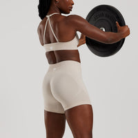 Define 2.0 Seamless Halter Neck Bra | Stone