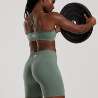 Define 2.0 Seamless Scrunch Bralette | Sage