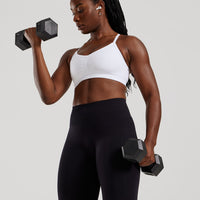 Define 2.0 Seamless Scrunch Bralette | White