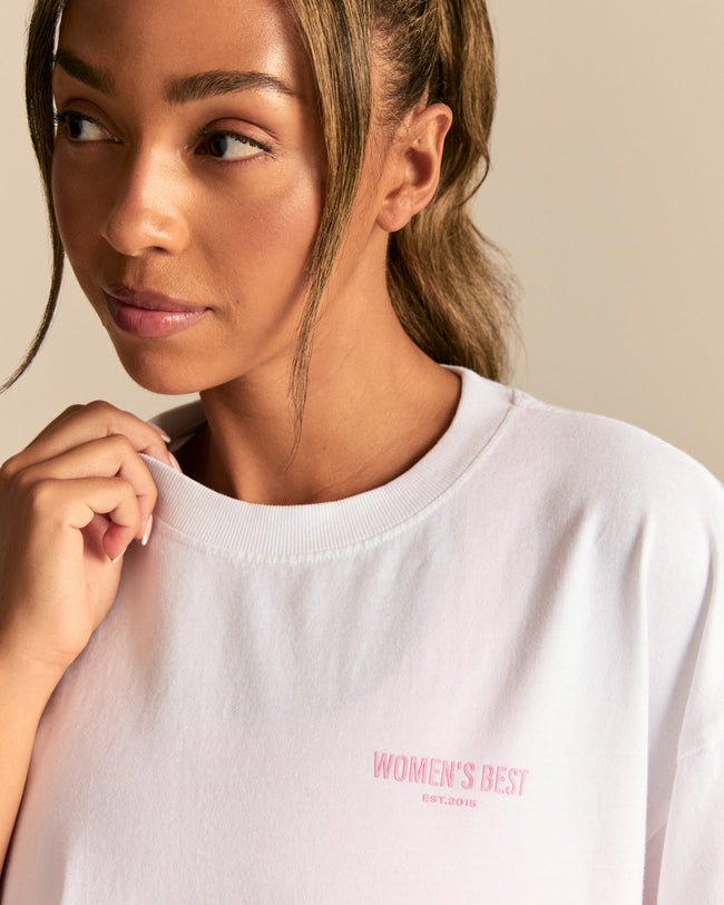 Comfort OS Barbell Society Short Sleeve T-Shirt | White (2/6)
