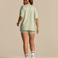 Comfort OS Barbell Society Short Sleeve T-Shirt | Calming Green (2/6)