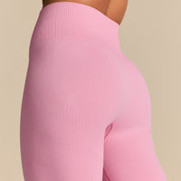 Power High Waist Flared Leggings | Candy Pink (2/6)