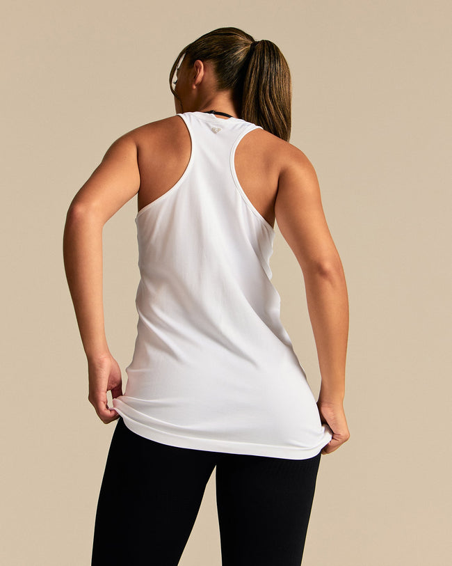 Lightweight Loose Fit Tank | White (2/6)
