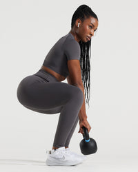 Power Seamless Leggings | Graphite