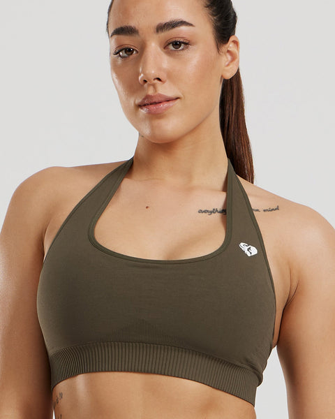 Halo - Women Training Bra 610505 - 6096 - Olive Drab