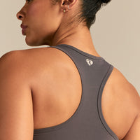 Essential Crop Tank Top | Slate Grey