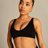 Power Reversible Twist Bra | Black