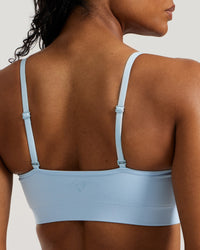 Define Scrunch Seamless Bralette | Powder Blue