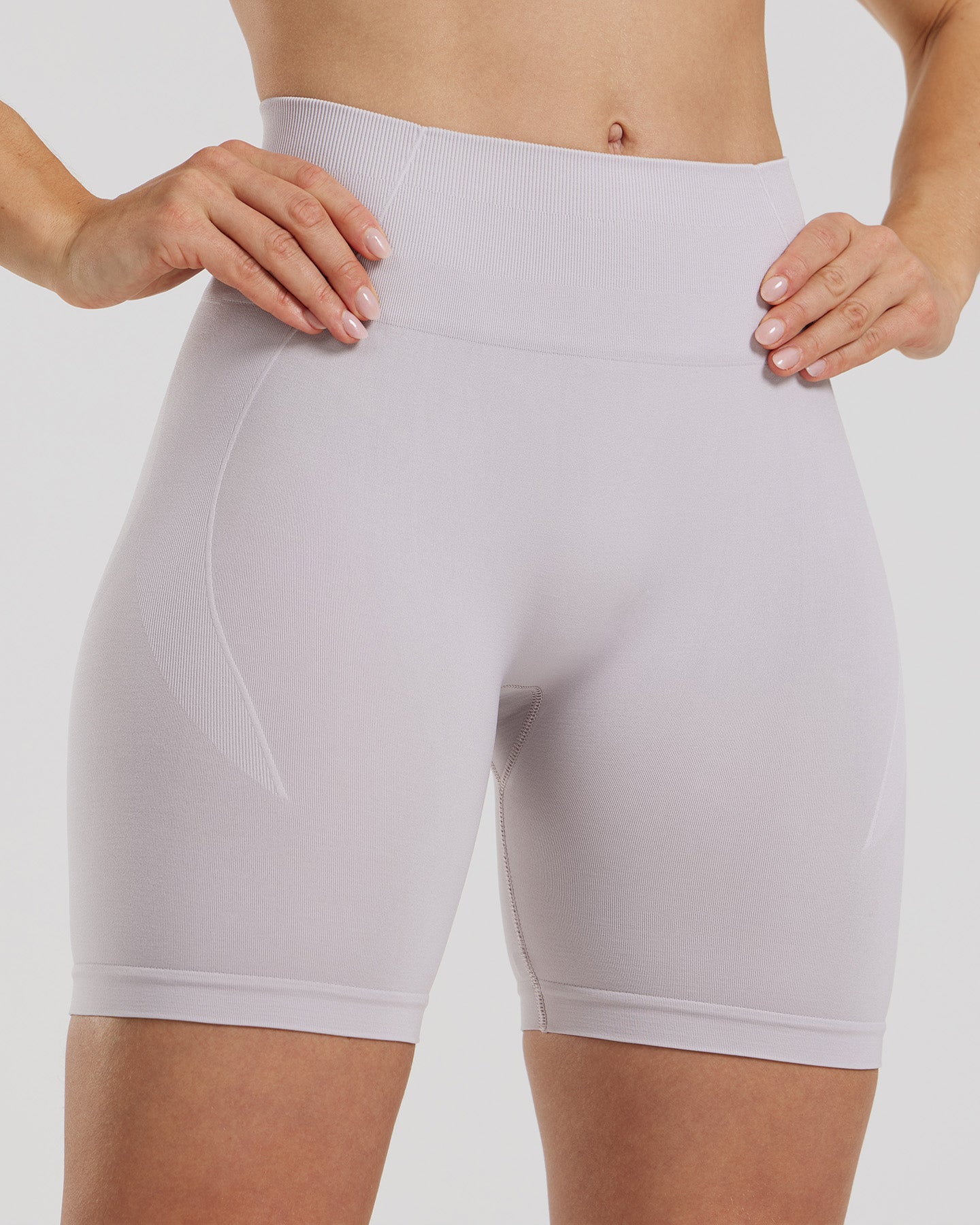 Define 2.0 Seamless Scrunch 6" Shorts | Steel Grey