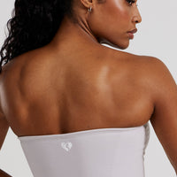 Define 2.0 Seamless Longline Bandeau Bra | Steel Grey