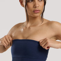 Define 2.0 Seamless Bandeau Bra | Sapphire Blue