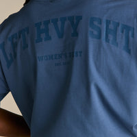Comfort LFT HVY SHT Oversized T-Shirt | Blueberry