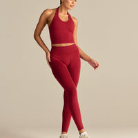 Define 2.0 Seamless Halter Tank | True Red