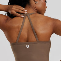 Essential Built-In Bra Crop Tank Top | Caribou