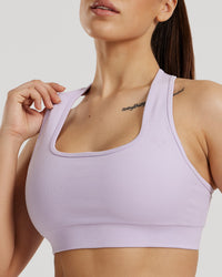 Motion Seamless Racer Back Bra | Cool Lilac