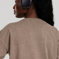 Comfort Oversized Long Sleeve T-Shirt Washed | Caribou