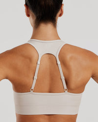 Motion Seamless Racer Back Bra | Stone