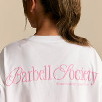 Comfort OS Barbell Society Short Sleeve T-Shirt | White (3/6)
