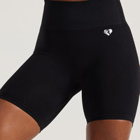 Power Seamless Cycling Shorts | Black