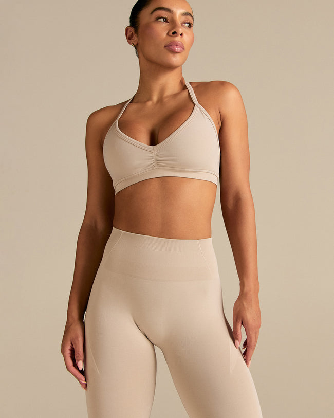 Define 2.0 High Waist Scrunch Leggings | Stone