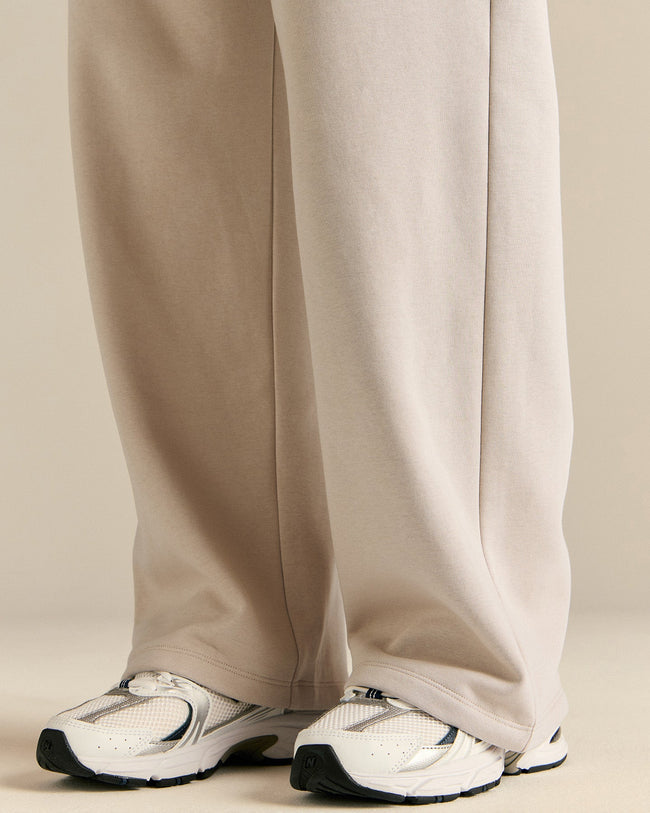 Comfort Cozy Straight Leg Joggers | Stone