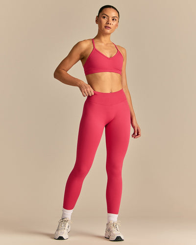 Emphasize Mid Waist Leggings | Watermelon