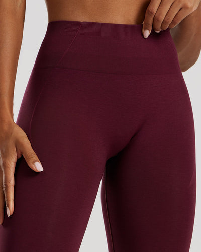 Define 2.0 Seamless Scrunch Leggings - Dark Cherry | Women's