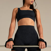 Silicone Lifting Straps | Black