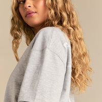 Comfort Oversized "10" Graphic T-Shirt | Grey Marl