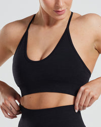 Define Seamless Racer Back Bra | Black