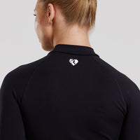 Define 2.0 Seamless Full Zip Midi Jacket | Black