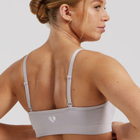 Define 2.0 Seamless Scrunch Bralette | Steel Grey