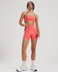 Define 2.0 Seamless Bandeau Bra | Sunlit Coral