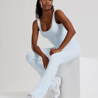 Essential Mini Flared Leggings | Icy Blue
