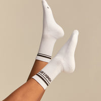 Premium Crew Stripe Socks (3PK) | Oxford Red/Cafe Noir/Black