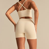 Power Enhanced High Waist Shorts | Off White