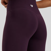 Essential Mini Flared Leggings | Midnight Plum