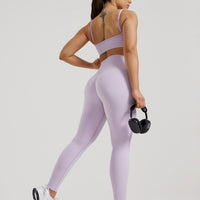 Motion Seamless Straight Neck Bra | Cool Lilac