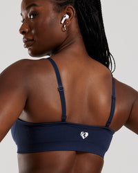 Define 2.0 Seamless Scrunch Bralette | Sapphire Blue