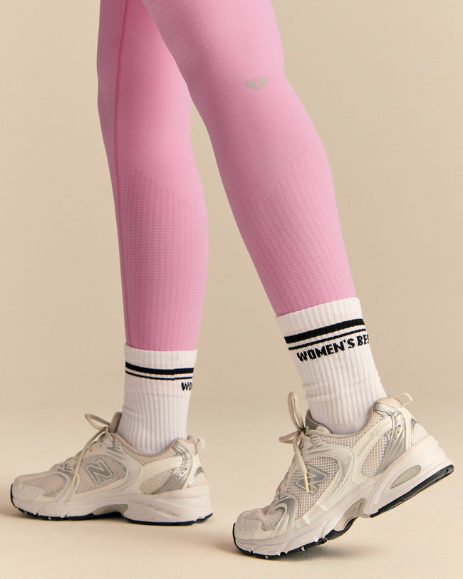 Power Enhanced High Waist Leggings | Candy Pink (4/6)