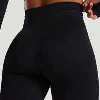 Power Seamless 7/8 Leggings | Black
