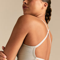 Define 2.0 Seamless Cross Back Bra | Stone
