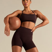 Define 2.0 Seamless Racer Back Bra | Cafe Noir