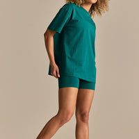 Comfort WB Logo Oversized Short Sleeve T-Shirt | Eden Green