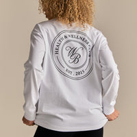 Comfort WB Logo Oversized Long Sleeve T-Shirt | White