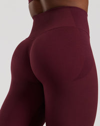 Motion Seamless Leggings | Dark Cherry