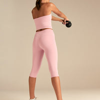 Essential Capri Leggings | Sweet Pink