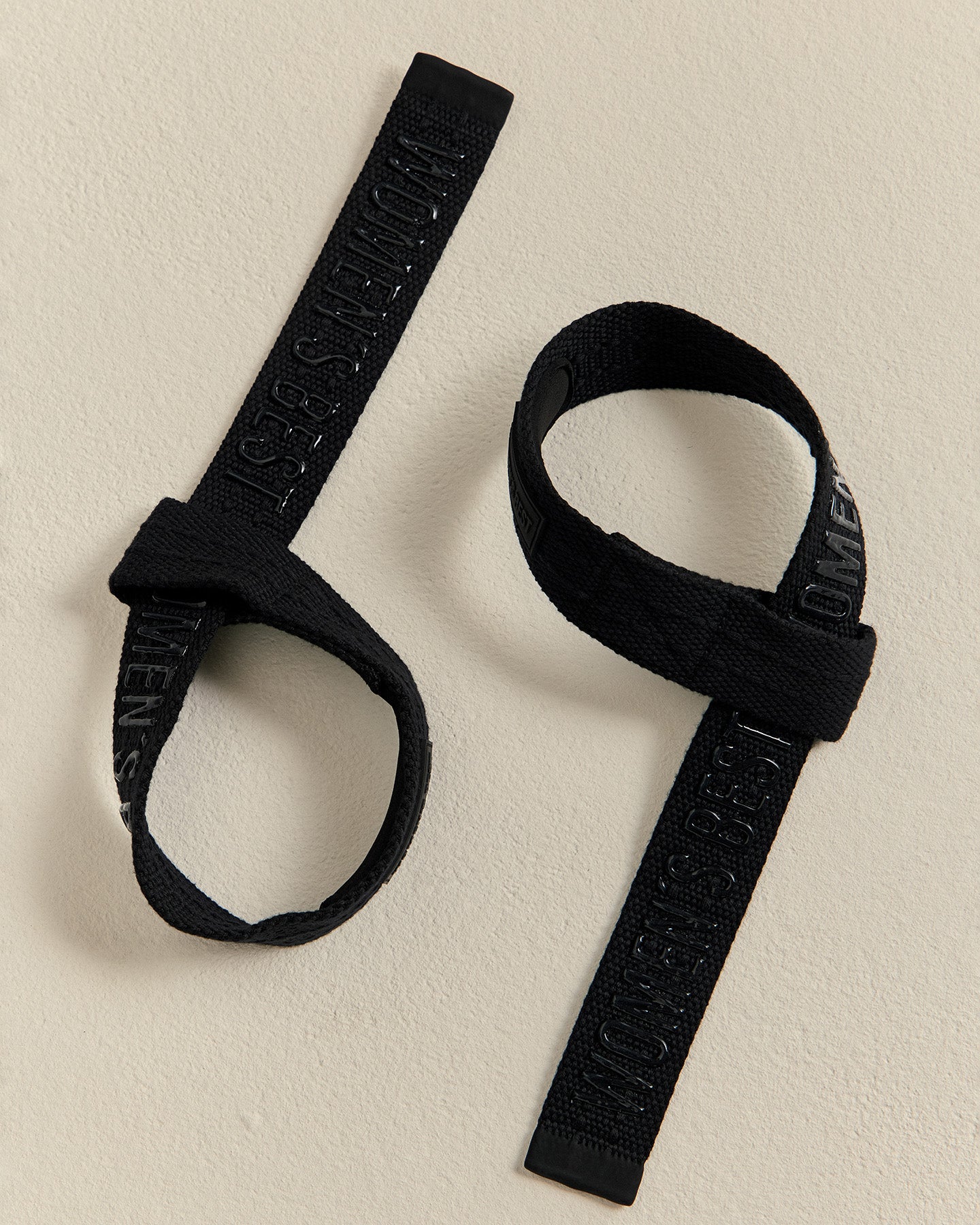 Silicone Lifting Straps | Black