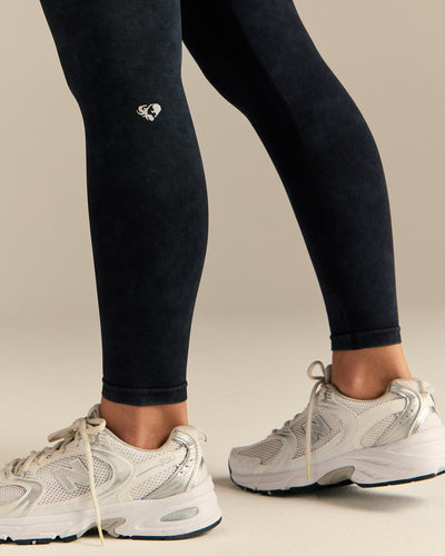 Power Seamless Leggings | Washed Black